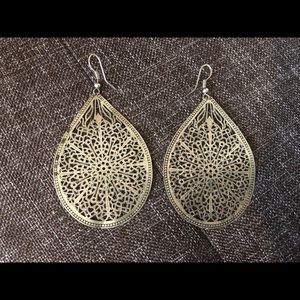 Intricate Silver Earrings